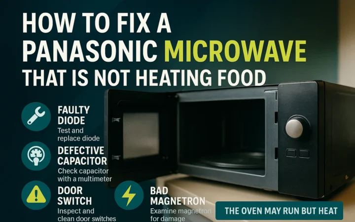 How to Fix a Panasonic Microwave That Is Not Heating Food 2 How to Fix a Panasonic Microwave That Is Not Heating Food