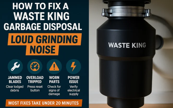 How to Fix a Waste King Garbage Disposal That Is Making Loud Grinding Noise