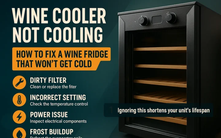 Wine Cooler Not Cooling – How To Fix A Wine Fridge That Won't Get Cold