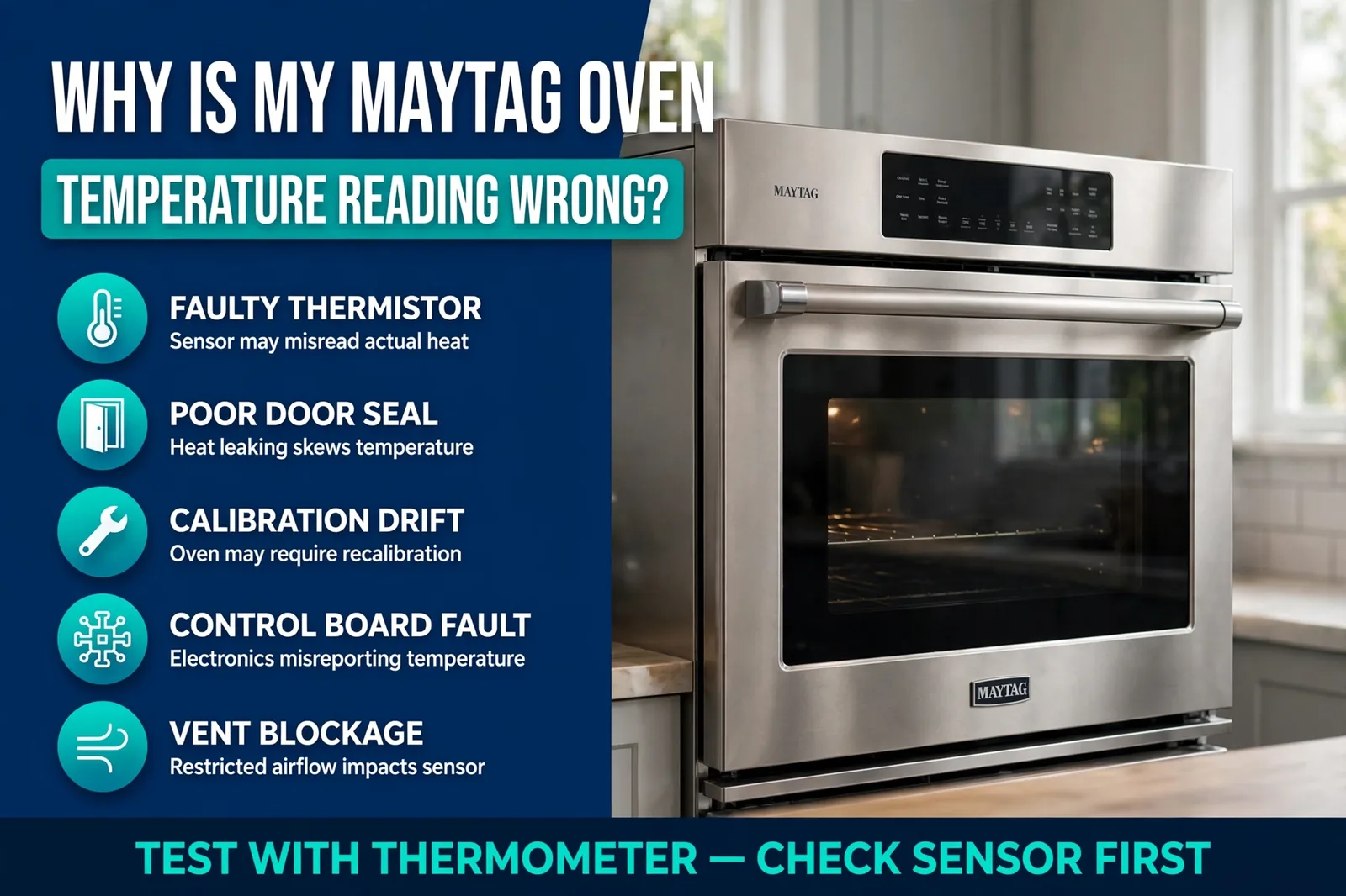 Why Is My Maytag Oven Temperature Reading Wrong? 1 Why Is My Maytag Oven Temperature Reading Wrong?