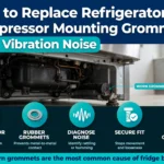 How to Replace Refrigerator Compressor Mounting Grommets and Stop Vibration Noise 3 How to Replace Refrigerator Compressor Mounting Grommets and Stop Vibration Noise