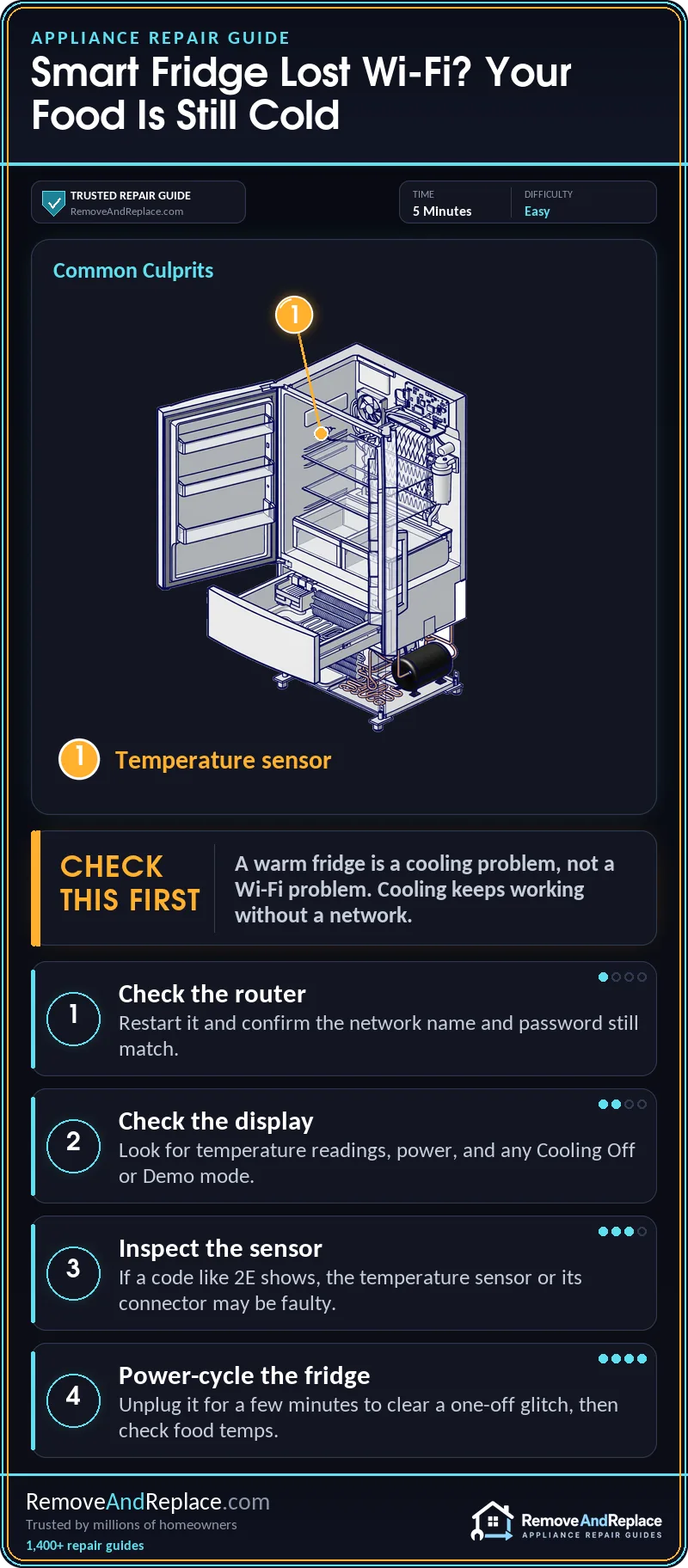 Smart Fridge With No WiFi: What Still Works and What Stops 3 Smart Fridge With No WiFi: What Still Works and What Stops